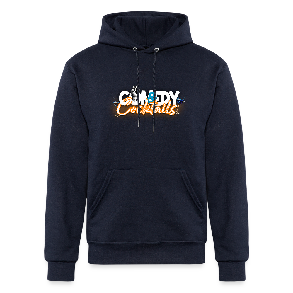 Comedy & Cocktails  Unisex Powerblend Hoodie - navy