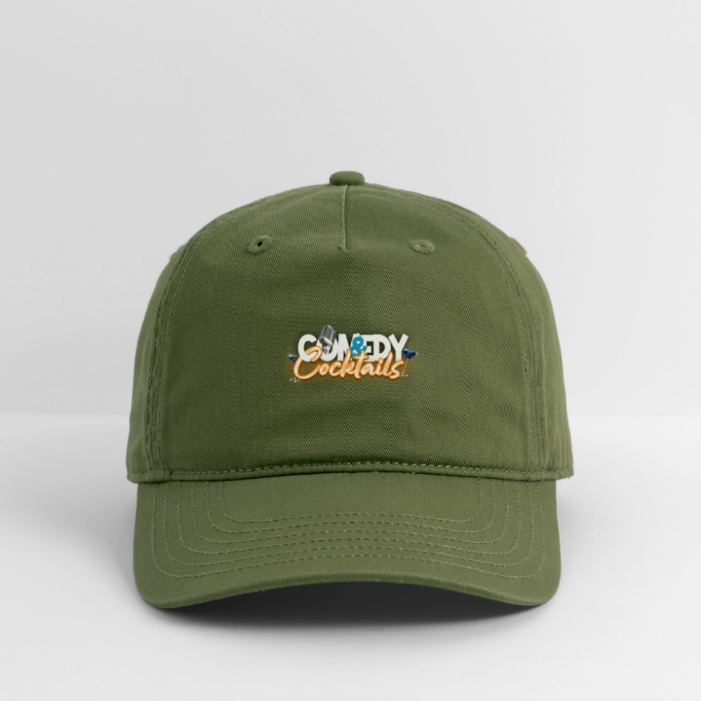 Organic Baseball Cap - olive green