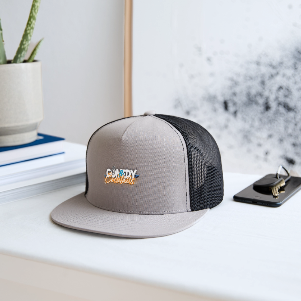 Trucker Hat - gray/black
