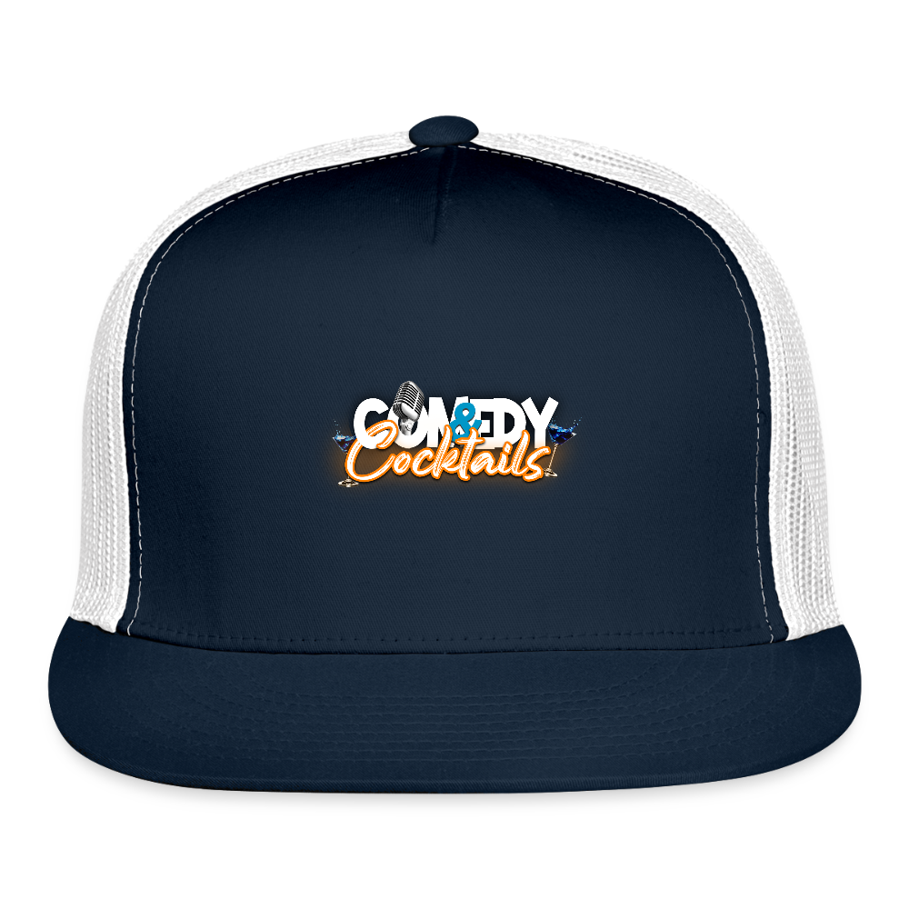 Trucker Hat - navy/white