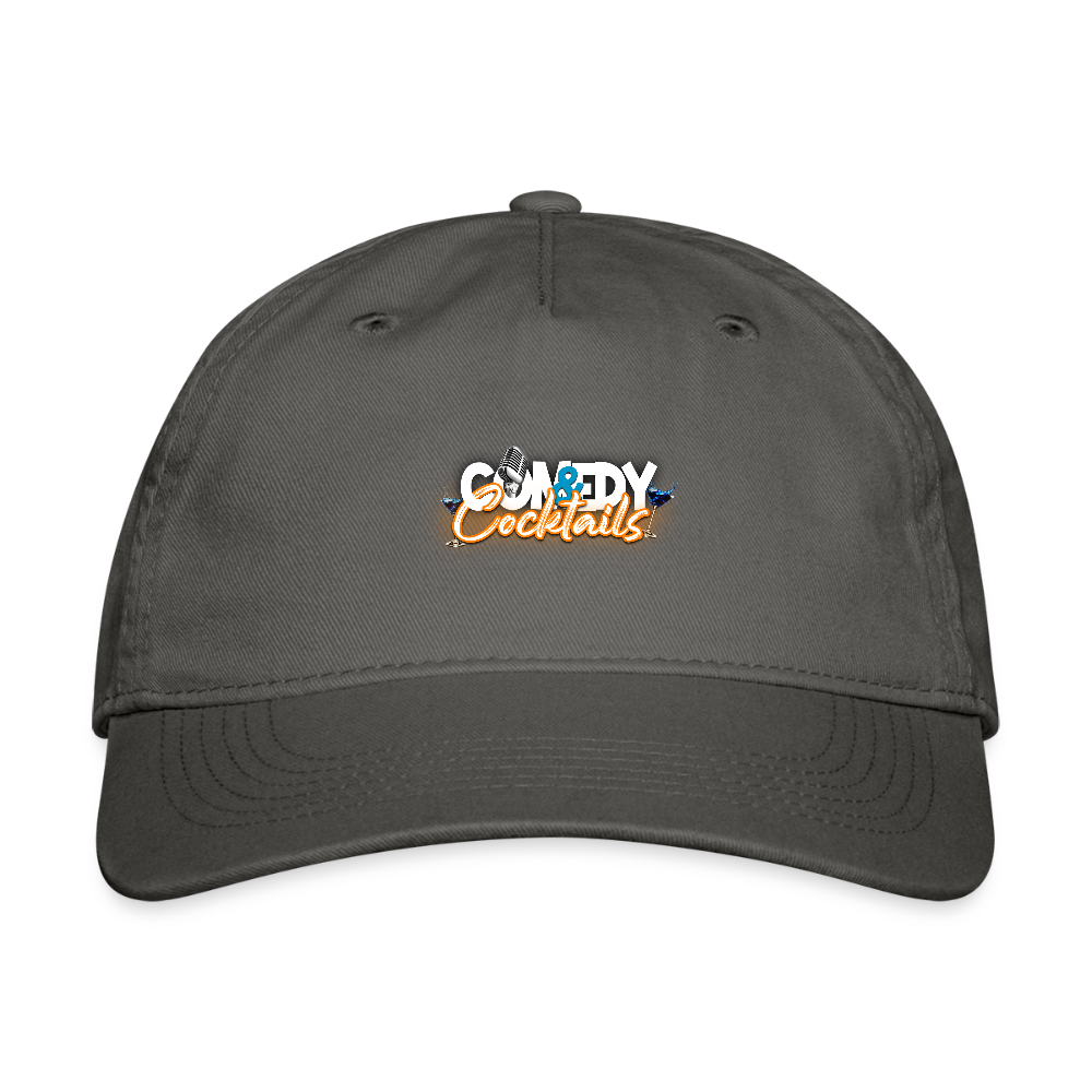 Organic Baseball Cap - charcoal