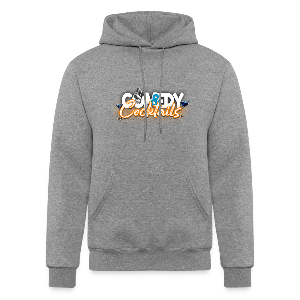 Comedy & Cocktails  Unisex Powerblend Hoodie - heather gray