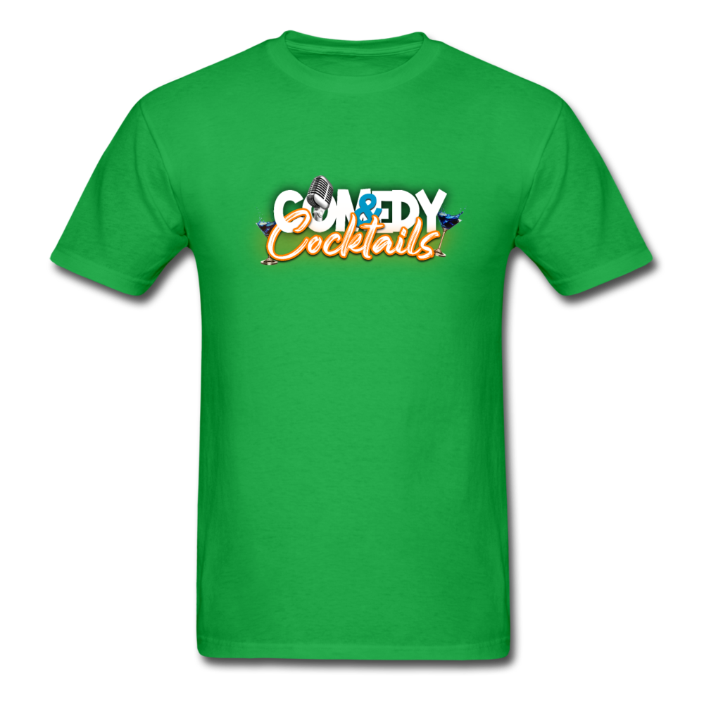 Comedy & Cocktails T-Shirt - bright green