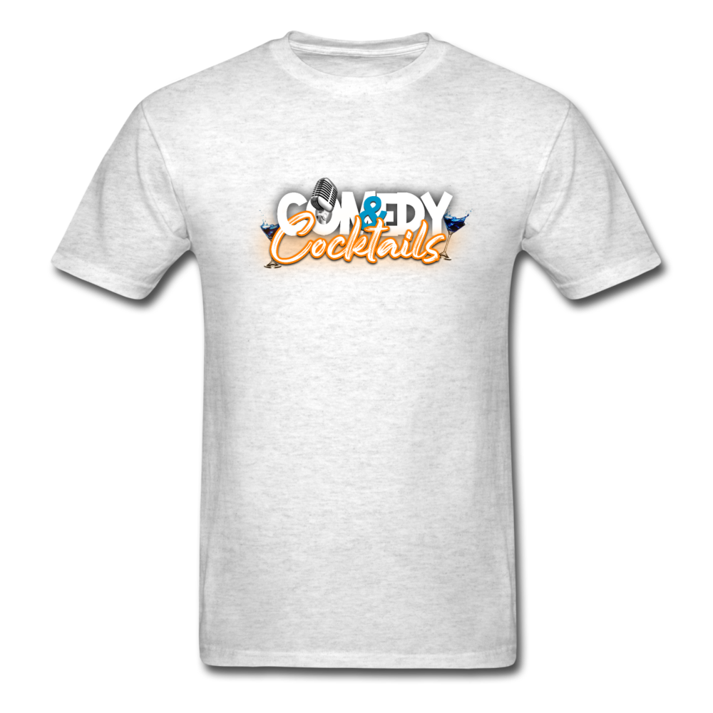 Comedy & Cocktails T-Shirt - light heather gray